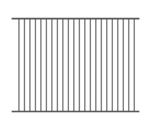 six foot perimeter fence panel