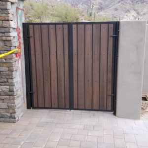 rh iron fab shop custom enclosure gates