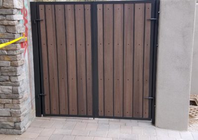 rh iron fab shop custom enclosure gates