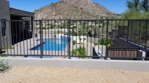 rh iron fab shop custom pool gate