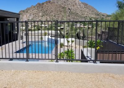 rh iron fab shop custom pool gate