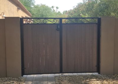 rh iron fab shop rv gate