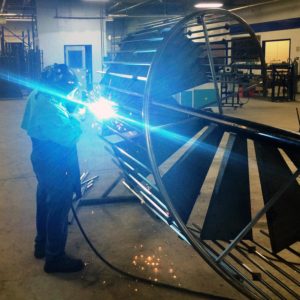 rh iron fab shop spiral staircase fabrication